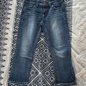 Daytrip Dark Blue Cropped Jeans
